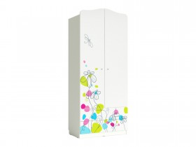 Детский распашной шкаф Цветы