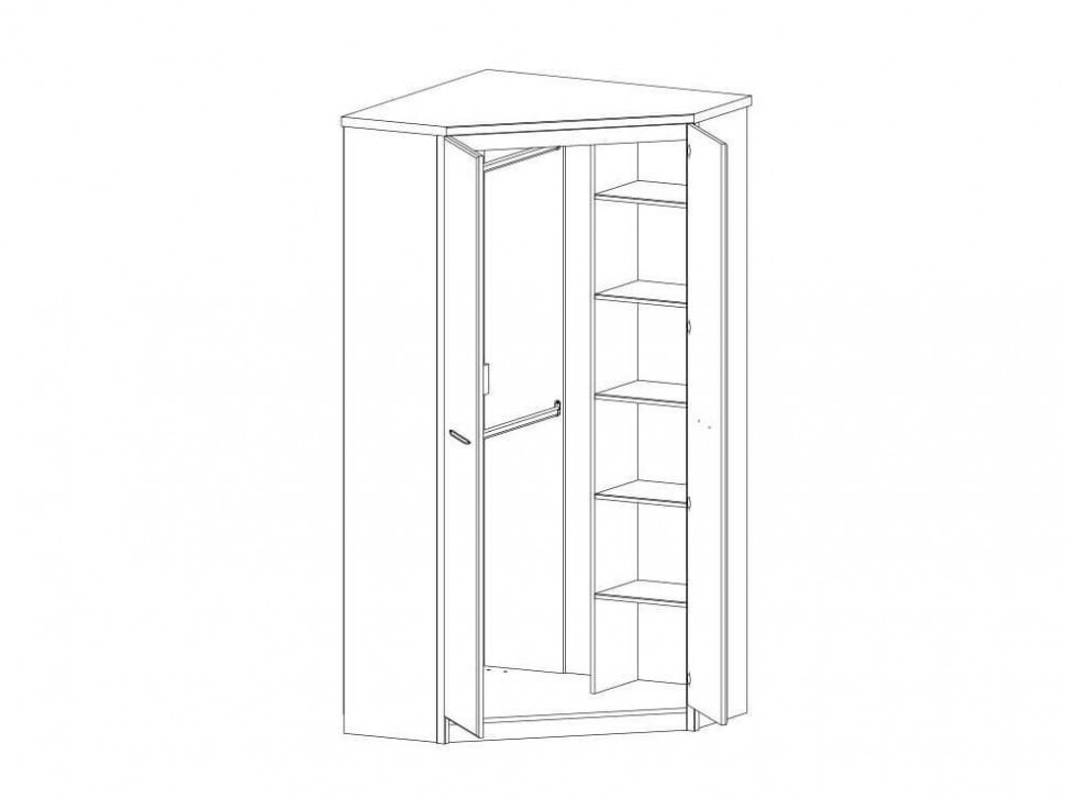 Шкаф распашной Джаз С-7