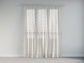 Тюль Тюль ШТ(1-бежевый) вышивка, Размер 300х270