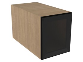 Антресольный шкаф со стеклом Женева