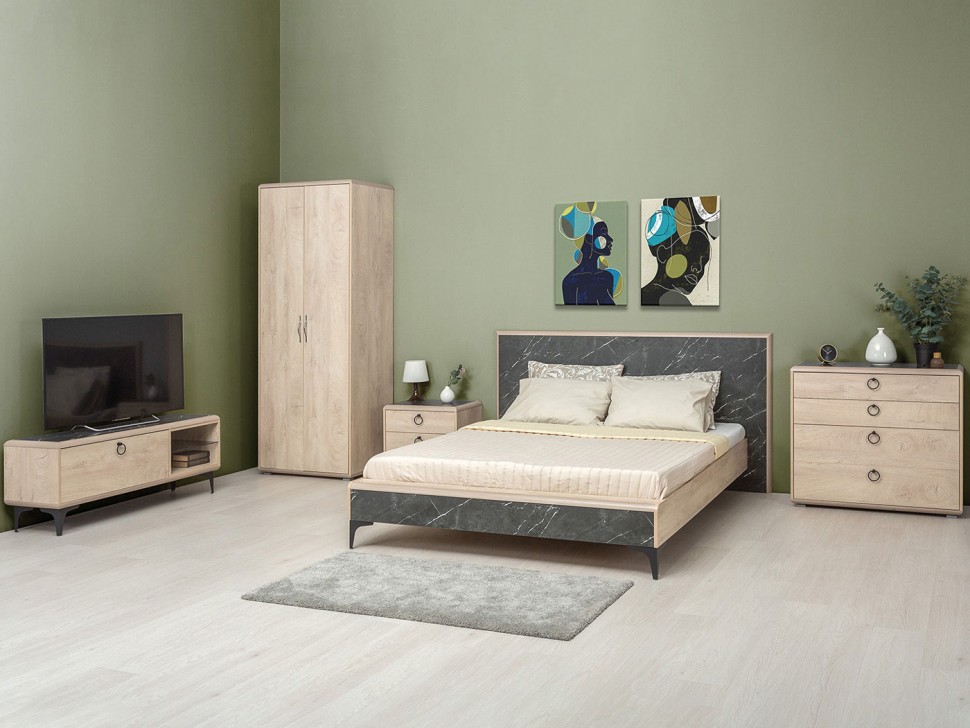 Двуспальная кровать Кровать Мальта 160х200 11.29