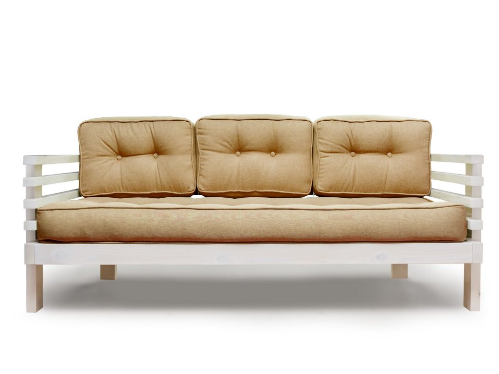 Прямой диван Диван Стоун каркас сосна Беленый дуб