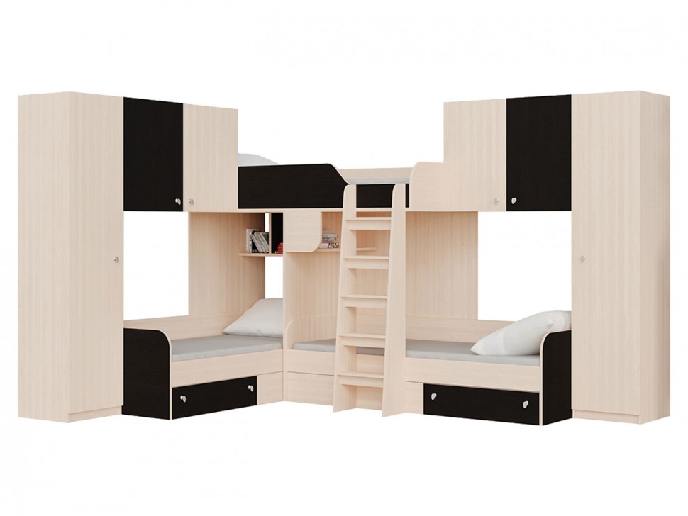 Двухъярусная кровать Трио/3