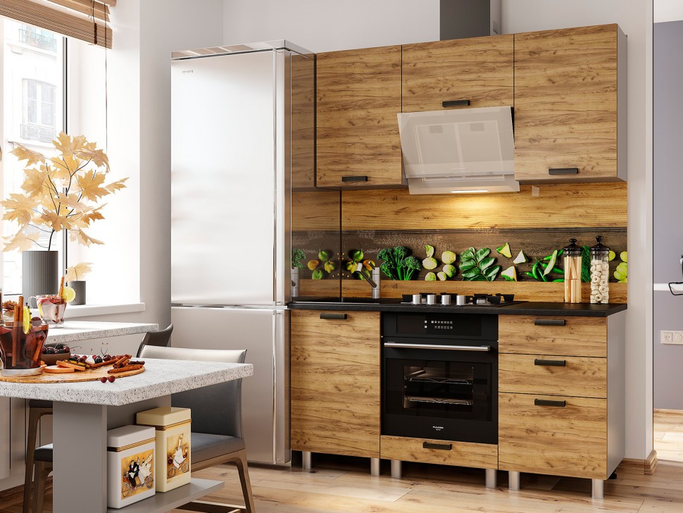 Кухонный гарнитур Крафт 160 см