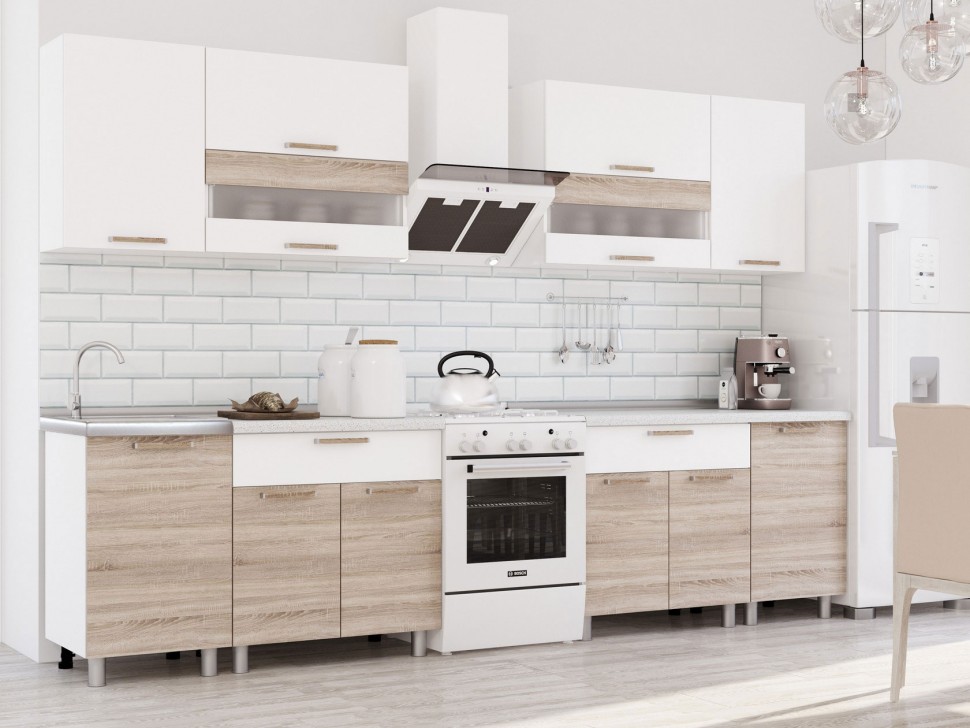 Кухонный гарнитур Айсберри 240 см