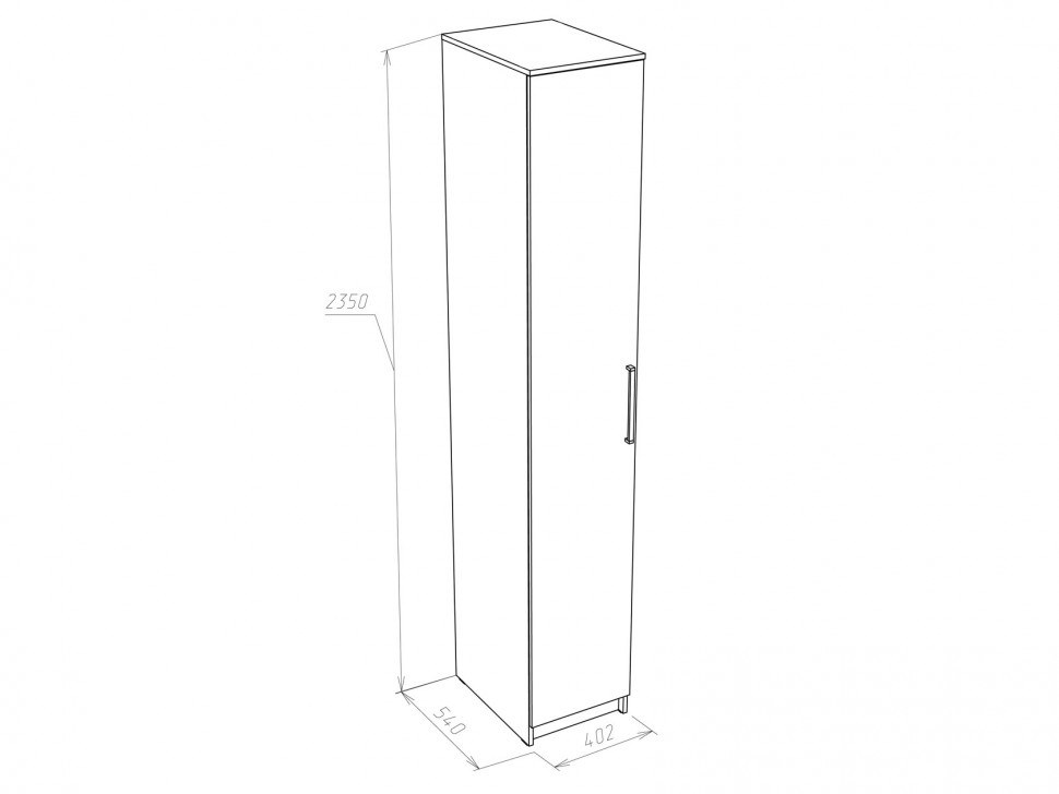 Шкаф-пенал Марика-3