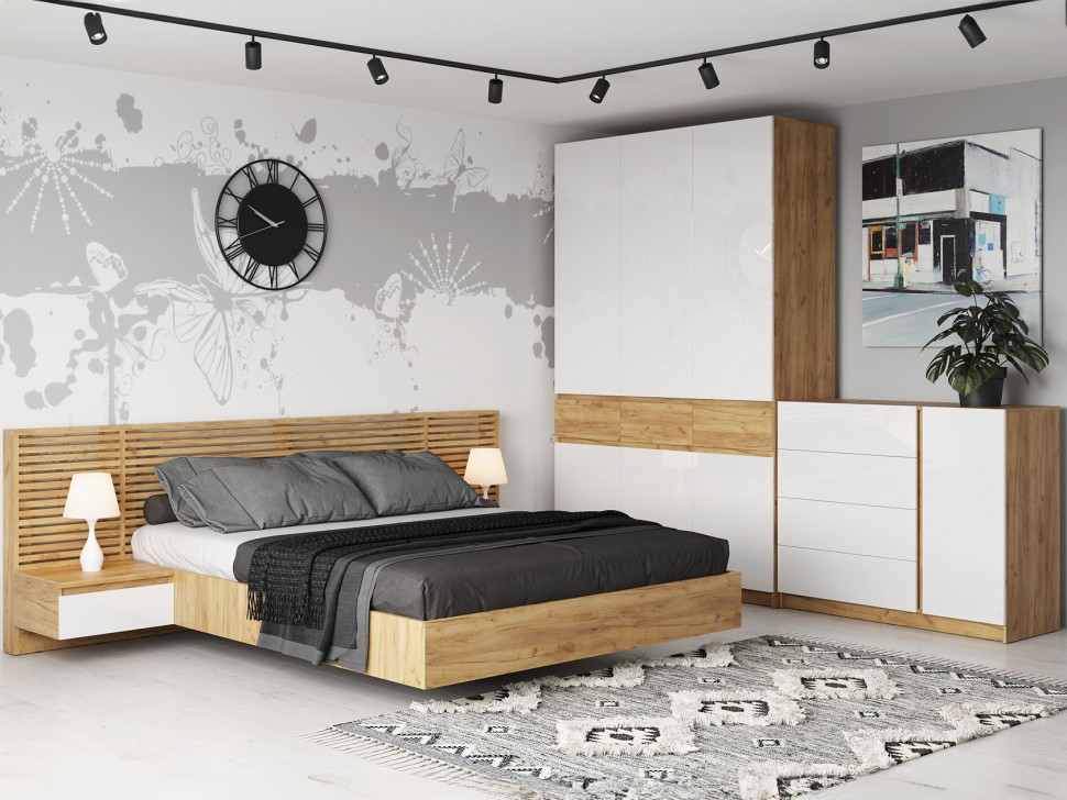 Кровать с подъемным механизмом Бостон ПМ