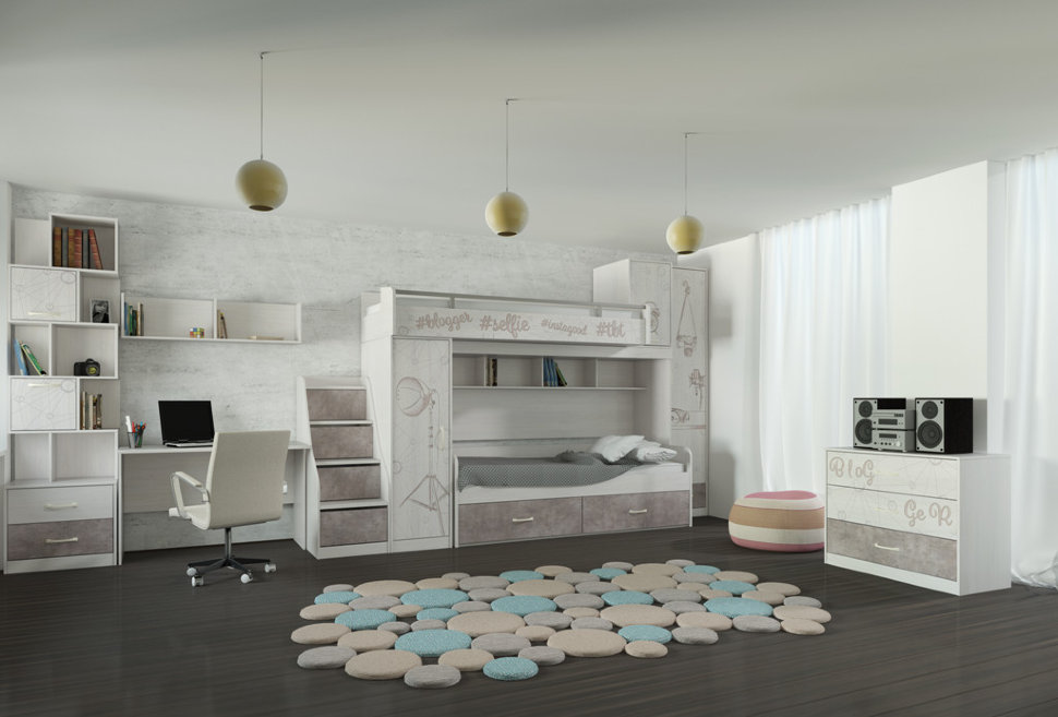 Стеллаж в детскую Селфи