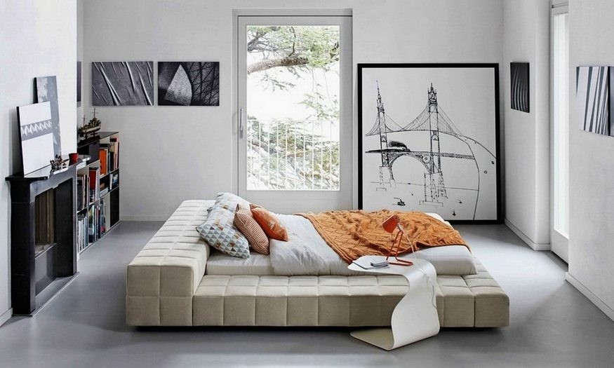 Мягкая кровать Mebelin Квадро плюс