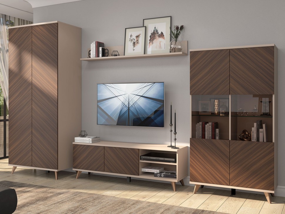 Шкаф-витрина Хармони