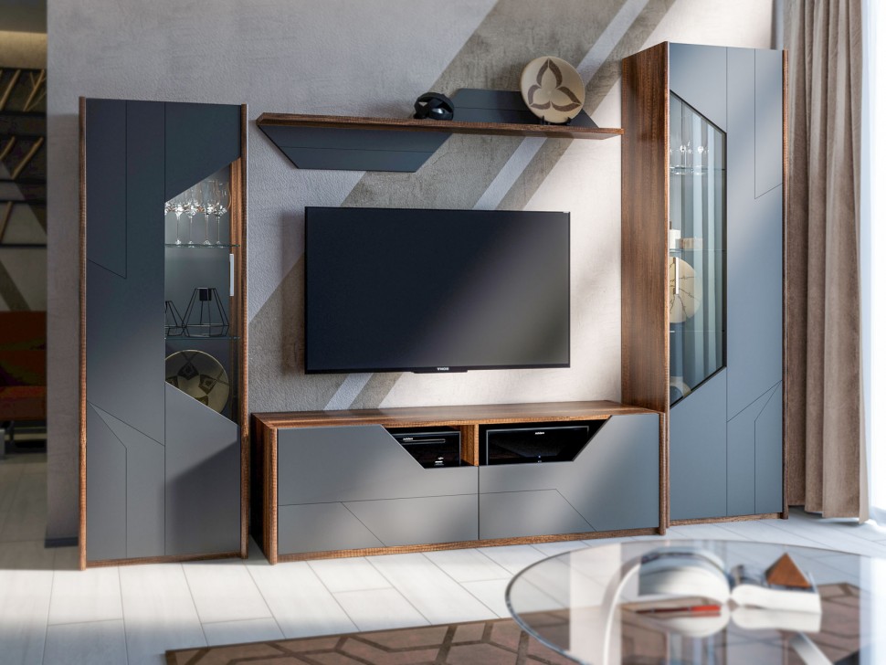 Шкаф-витрина Софт