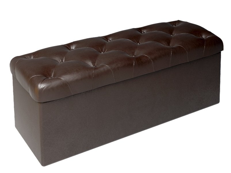 Большой пуф-сундук с крышкой Триада