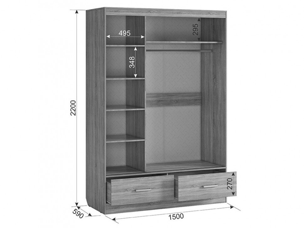 Шкаф-купе Виктория