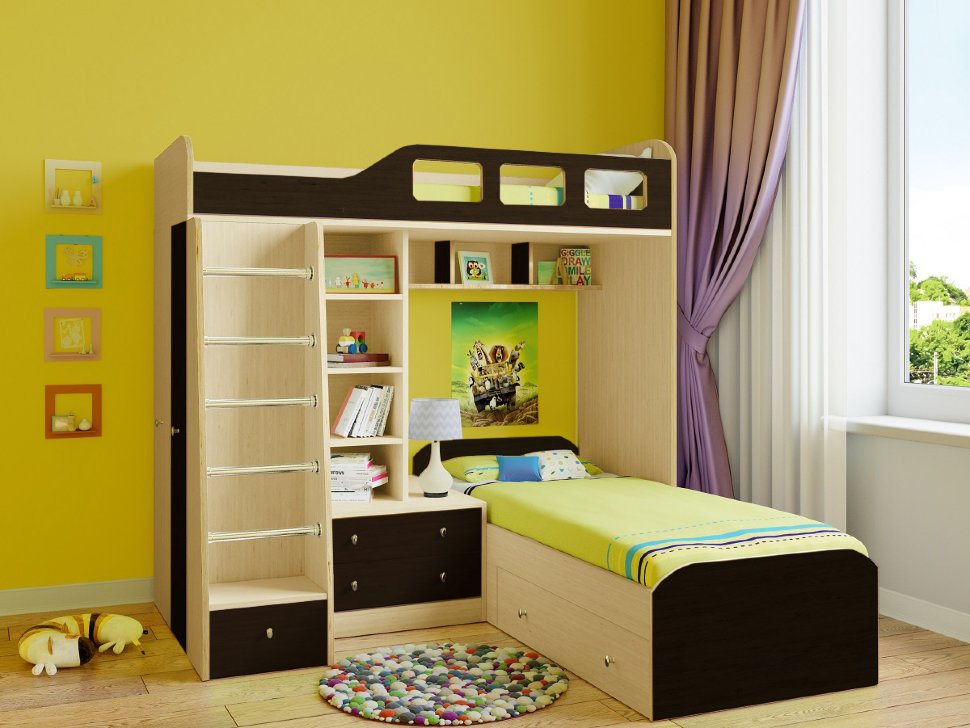 Двухъярусная кровать Астра 4