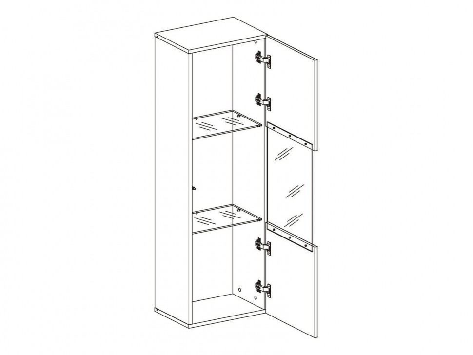 Шкаф-витрина Поинт