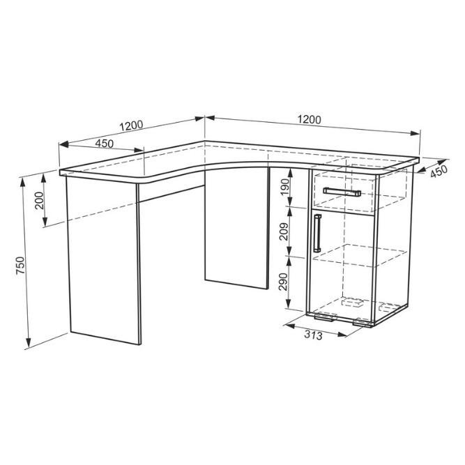 Письменный стол Лайт