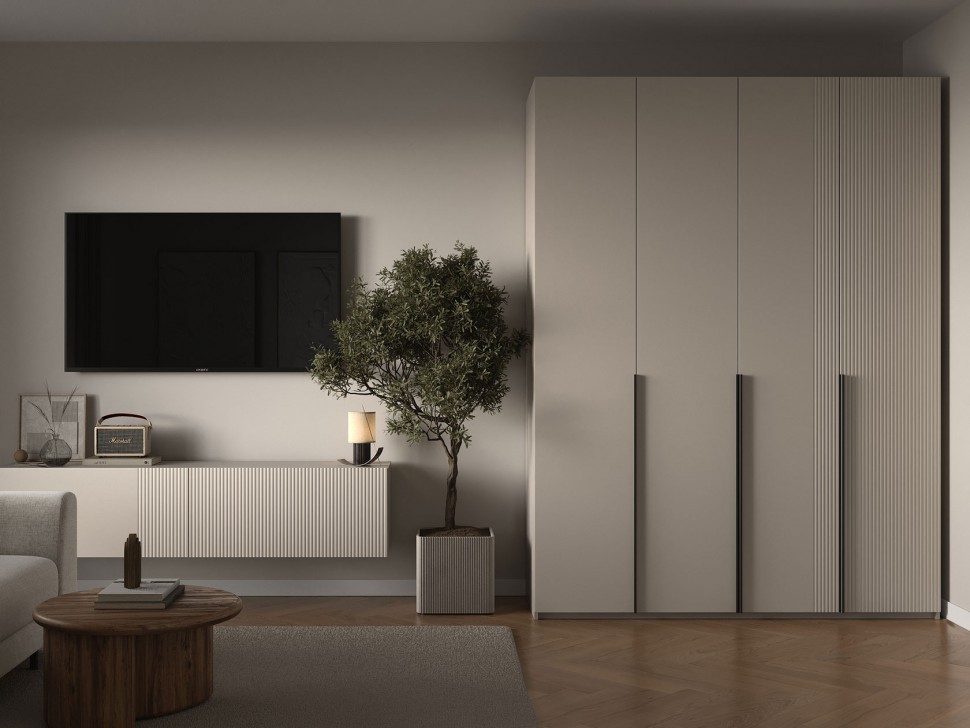 Распашной шкаф Шарлотта 4 двери