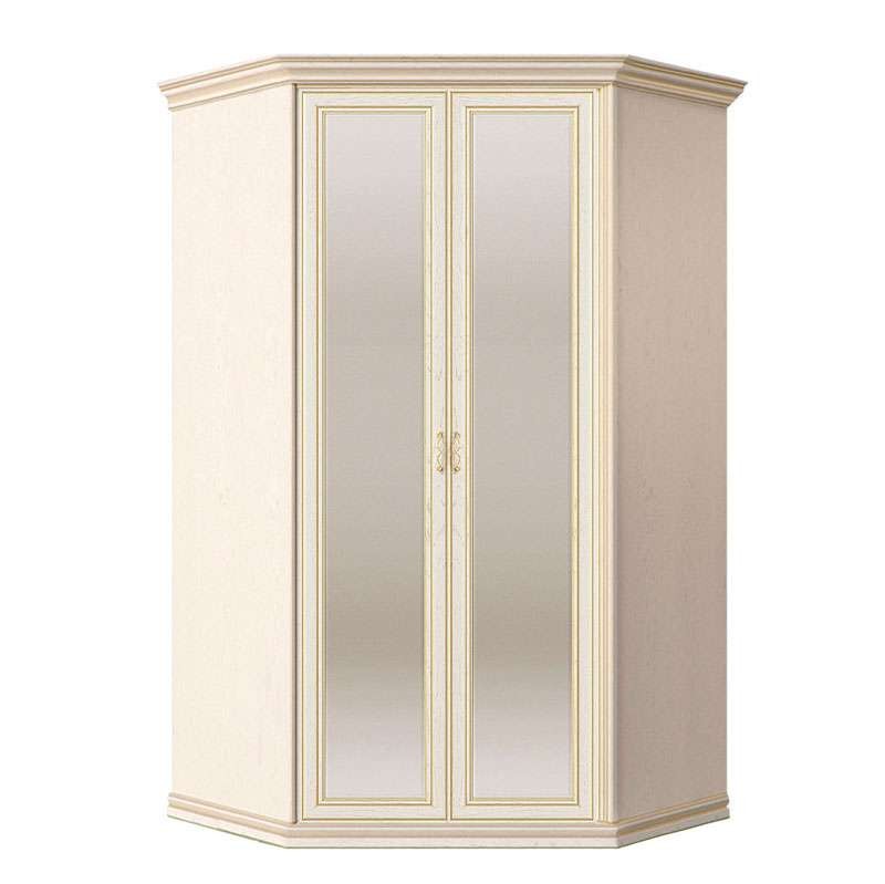 Угловой шкаф с зеркальными створками Шкаф угловой без пеналов Венето / с зеркалами